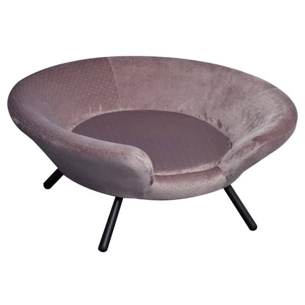 PawHut Hundesofa in Beckenform rosa 74 x 68