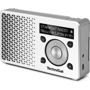 TechniSat DIGITRADIO 1 DAB+ Radio weiß/silber