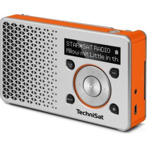 TechniSat DIGITRADIO 1 DAB+ Radio silber/orange