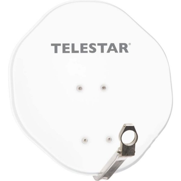 5109450-AW TELESTAR ALURAPID 45 cm Aluminium Sat-Spiegel inkl. Halterung weiß