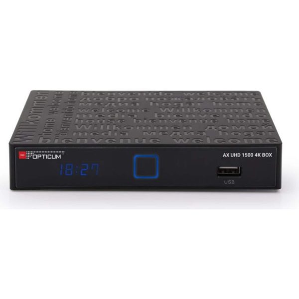 OPTICUM AX UHD 1500 4K BOX Android HDMI PVR