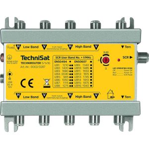 TechniSat TECHNIROUTER 5/1x16 Multischalter (Einkabelverteilung) auf bis zu 16 Teilnehmer