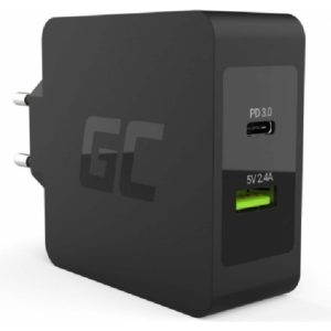 Green Cell USB-C Power Delivery 45W Ladegerät Schnellladefunktion (inkl. USB-C-Kabel