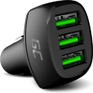 Green Cell In-Car Charger PowerRide 54W Auto-Ladegerät (3x USB