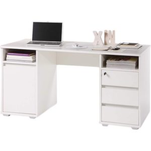 Schreibtisch Mila 145 x 65 cm weiß