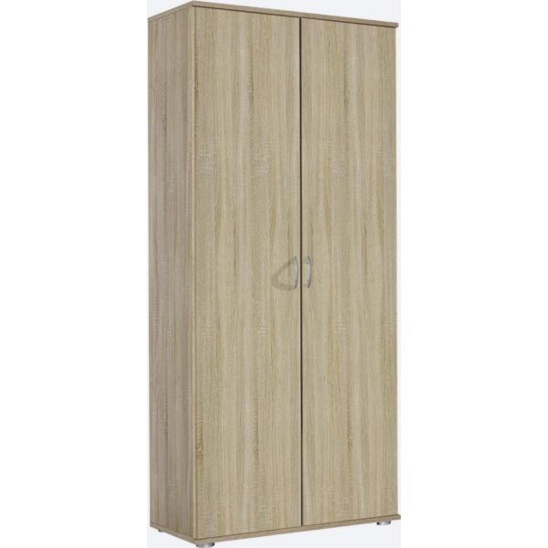 Kleiderschrank Sara 2-trg braun B 85 cm - H 188 cm - T 52 cm