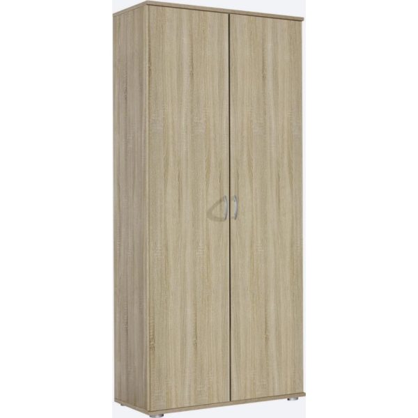 Kleiderschrank Sara 2-trg braun B 85 cm - H 188 cm - T 52 cm