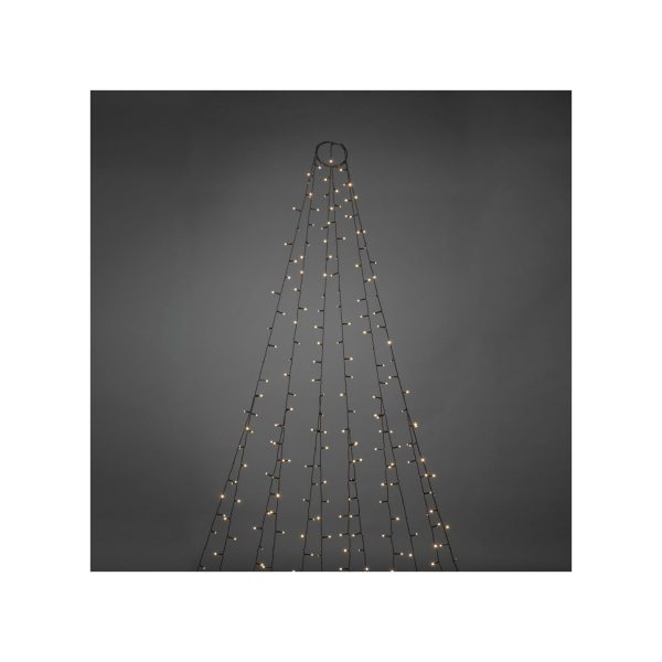 LED-Tannenbaum Beleuchtung Baummantel Weiß 240 cm