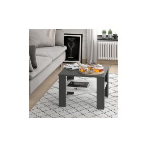 VICCO Couchtisch HOMER Anthrazit Weiß 60x60 cm  Wohnzimmer Sofatisch Kaffeetisch