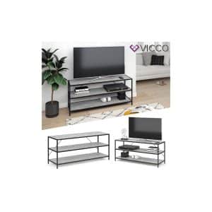 VICCO Loft Fernsehtisch FYRK TV Lowboard Schrank Board Regal 120x53x40 cm Beton