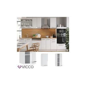 VICCO Hängeschrank 30 cm Weiß Küchenzeile Unterschrank Fame
