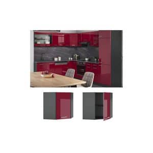 VICCO Küchenschrank Hängeschrank Eckhängeschrank 57 cm R-Line Anthrazit