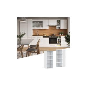 Vicco Hängeschrank Regal 30 cm Weiß Küchenschrank Hängeschrank Küchenzeile Fame-Line