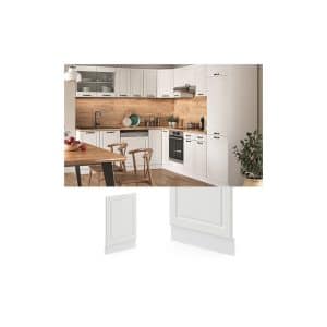 VICCO Geschirrspülerfront 45 cm Weiß Küchenschrank Blende Küchenzeile R-Line