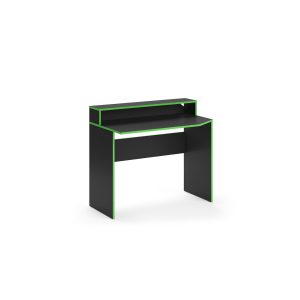 Vicco Computertisch Schreibtisch lang Arbeitstisch Kron Schwarz Grün Ablage