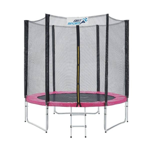 ArtSport Outdoor Trampolin Jampino Ø 244 cm mit Sicherheitsnetz