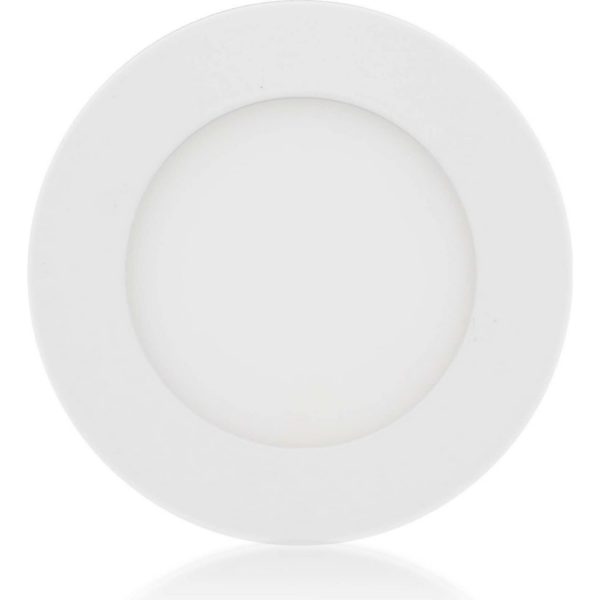 MAXCRAFT LED Panel Strahler Lampe Rund 6W Ø 120 mm - Kaltweiß