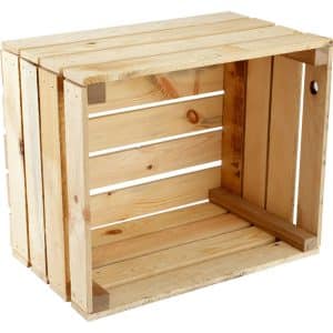 GrandBox Holz-Kiste 50x40x30 cm natur Wein-Kiste Deko-Kiste Vintage... 1er Set