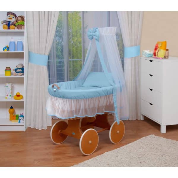 WALDIN Baby Stubenwagen-Set mit Ausstattung