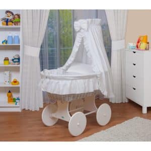 WALDIN Baby Stubenwagen-Set mit Ausstattung