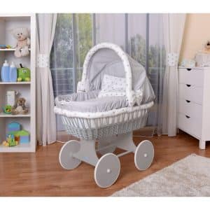 WALDIN Baby Stubenwagen-Set mit Ausstattung