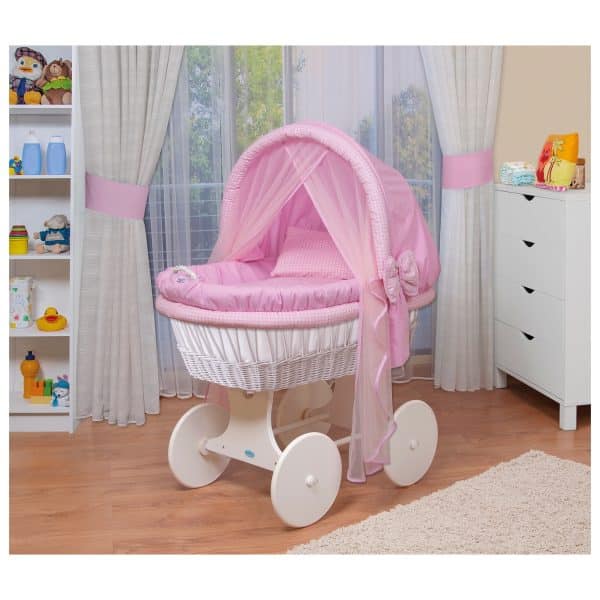 WALDIN Baby Stubenwagen-Set mit Ausstattung