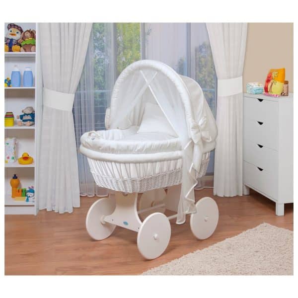 WALDIN Baby Stubenwagen-Set mit Ausstattung