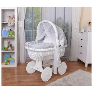 WALDIN Baby Stubenwagen-Set mit Ausstattung