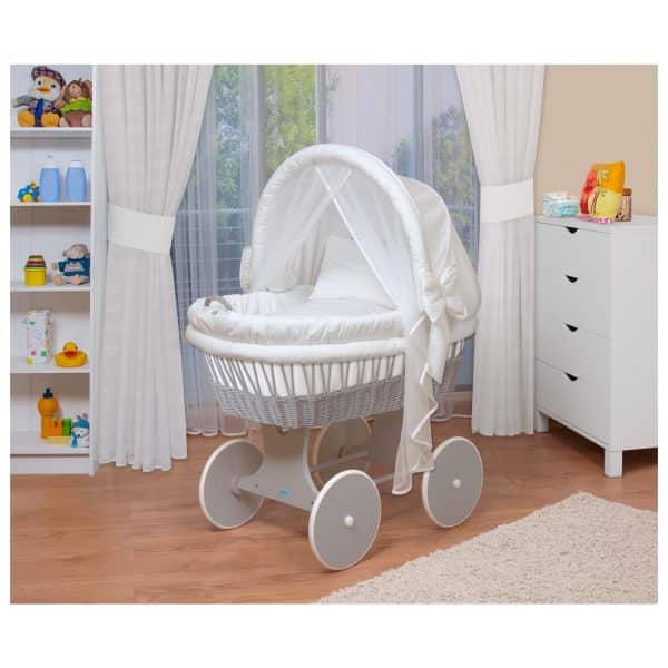 WALDIN Baby Stubenwagen-Set mit Ausstattung