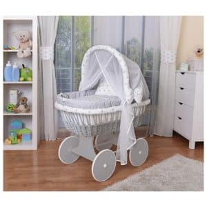 WALDIN Baby Stubenwagen-Set mit Ausstattung