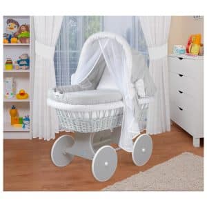 WALDIN Baby Stubenwagen-Set mit Ausstattung