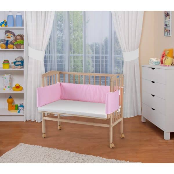 WALDIN Baby Beistellbett mit Matratze