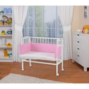 WALDIN Baby Beistellbett mit Matratze