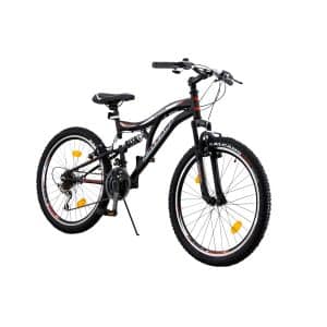 24 Zoll Fahrrad Vollgefedert 21 Gang 24" Jugend Rad Mountainbike MTB Fully