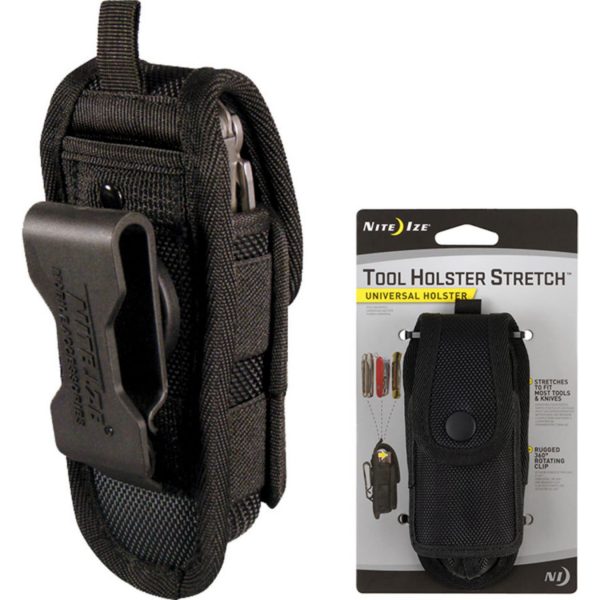 NITE IZE Tool Holster Stretch Multitool Etui Werkzeug Gürtel Messer Clip drehbar