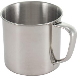 OUTDOOR Camping Becher Edelstahl 300/500 ml Trinkbecher Kaffee Tasse BW Geschirr Größe: 0