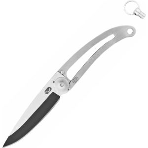 TRUE UTILITY Klappmesser BARE - Taschenmesser Schlüsselanhänger Mini Messer 16 g
