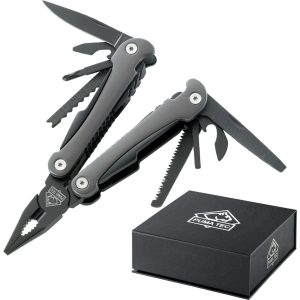 PUMA TEC Multitool - Multifunktionswerkzeug Taschenmesser Werkzeug - Nylon Etui