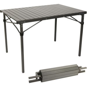 BO-CAMP Campingtisch Camping Rolltisch Klapptisch Garten Falttisch Alu 105x70 cm