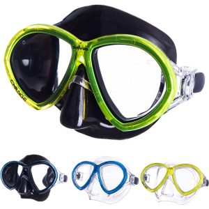 SALVAS Tauch Maske Change Sr Schnorchel Schwimm Brille Anti Beschlag Erwachsene Farbe: blau