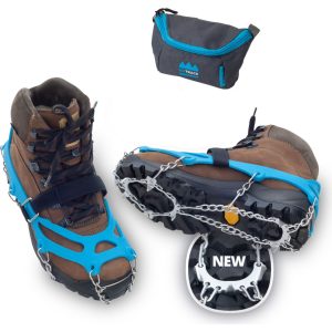 VERIGA Ice Track Schuhkrallen Eis Krallen Schuh Spikes Schnee Ketten Steigeisen Größe: S (33-36)