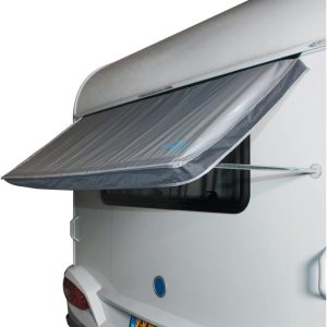 BO-CAMP Caravan Fenster Markise Camping Wohnwagen Sonnen Schutz Keder 180 x 75cm