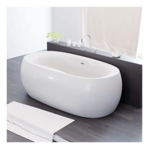 TroniTechnik Freistehende Badewanne Acrylwanne DOKOS