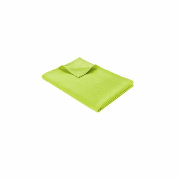 WOHNWOHL® Tagesdecke • Baumwolldecke • Waffelpique Wohndecke • Sofaüberwurf • leichte Sofadecke • ÖkoTex Standard 100  • versch. Größen und Farben... Grün