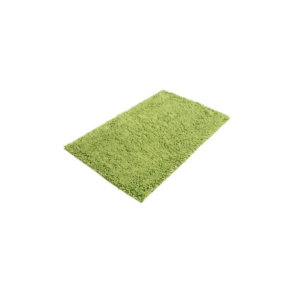 PANA® Kuscheliger Chenille Badvorleger • Badematte • Badteppich • Duschvorleger • 60x100 cm • Rutschfester Badeteppich • Ökotex zertifiziert... Grün