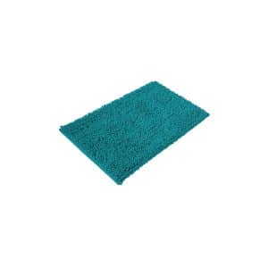 PANA® Malibu Mikrofaser Chenille Bad-Teppich • Badematte • Badvorleger 50 x 80 cm • Duschvorleger • Rutschfeste Rückseite • Ökotex zertifiziert... Petrol