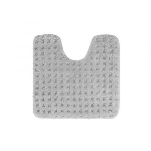 PANA® Microfaser Badematte • Badteppich • Duschvorleger • Flauschiger und rutschfester Badvorleger • in versch. Farben und Größen... 45 x 45 cm mit WC Ausschnitt