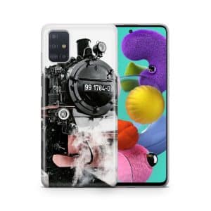 Schutzhülle für ZTE Blade A51 Motiv Handy Hülle Silikon Tasche Case Cover Neu... Dampflok Rasender Roland