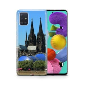 Schutzhülle für ZTE Blade A51 Motiv Handy Hülle Silikon Tasche Case Cover Neu... Kölner Dom