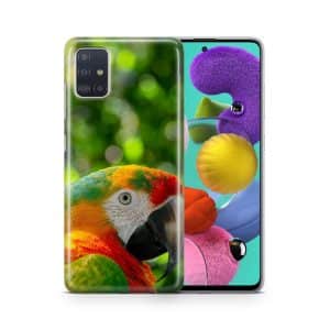 Schutzhülle für ZTE Blade A51 Motiv Handy Hülle Silikon Tasche Case Cover Neu... Papagei